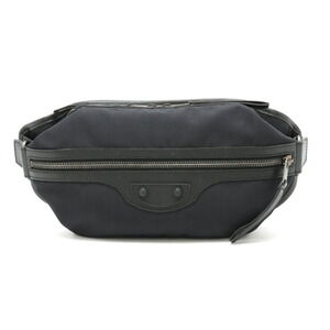 BALENCIAGA NeoLift belt bag waist pouch body leather black